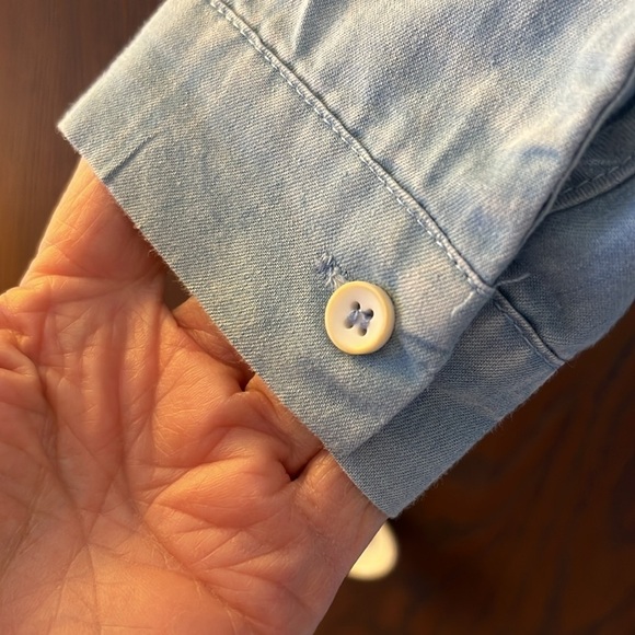 Very J long sleeved light blue, longer top with lacing on the sides. Size Small - Picture 8 of 11